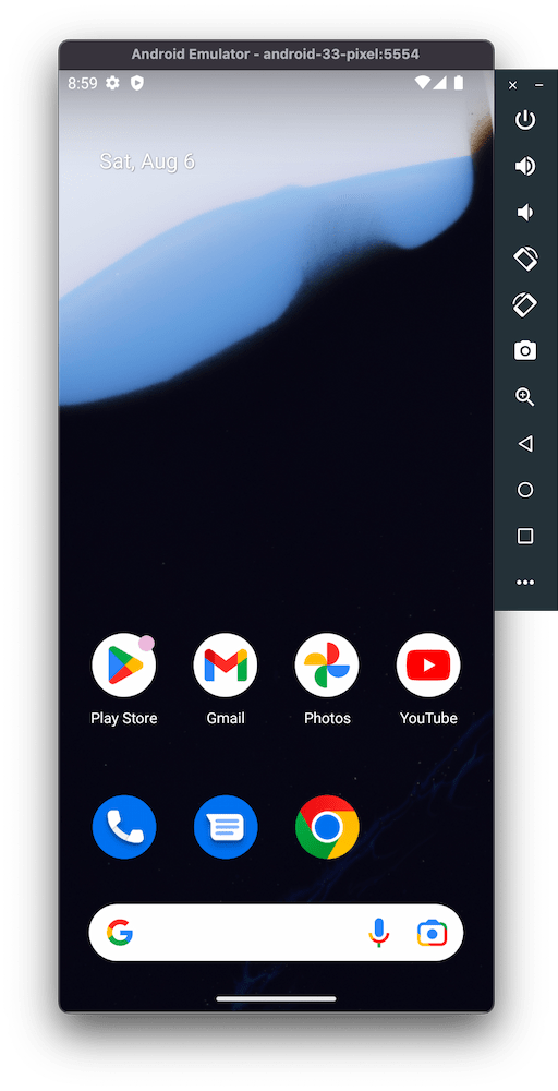 Android Emulator running on Mac OS